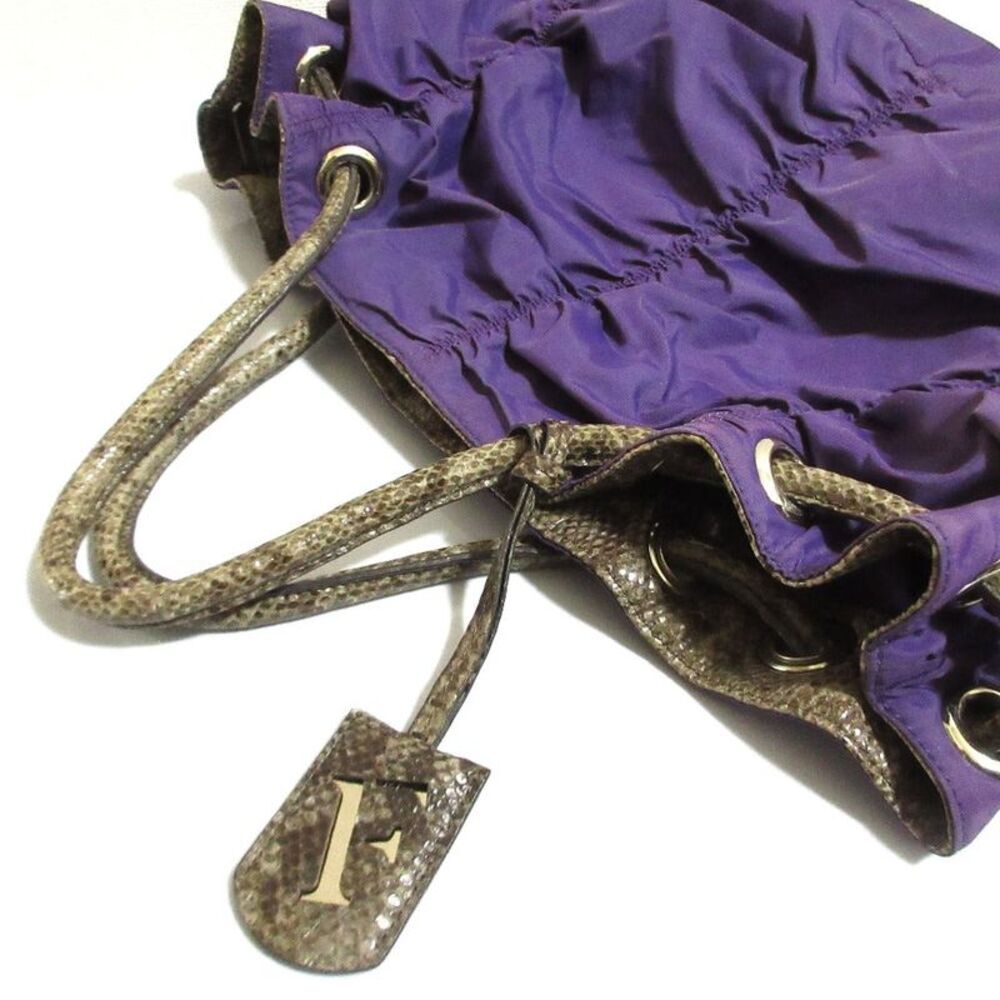 Furla Python Embossed Bag - image 7